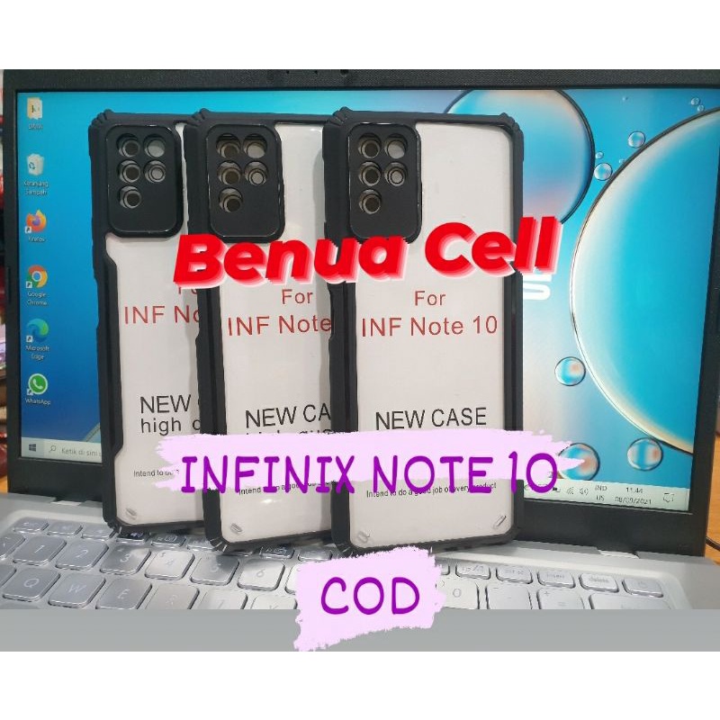 CASE INFINIX NOTE 10 - SOFCASE SHOCKROOP INFINIX NOTE 10