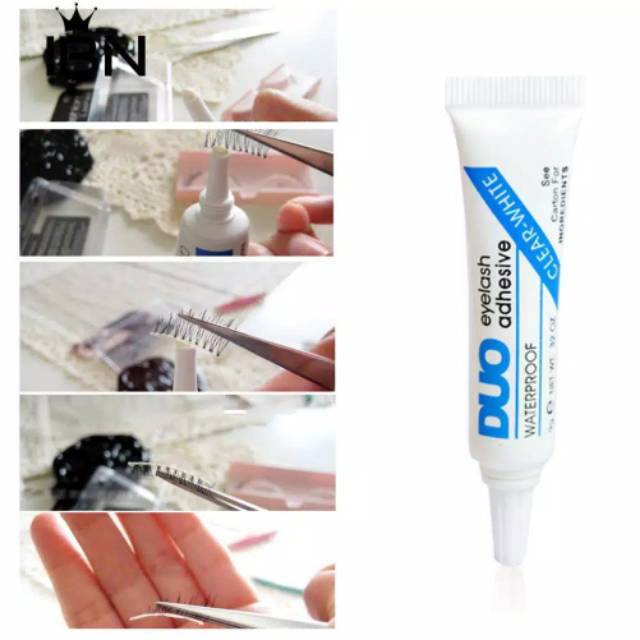 [100% Lengket] 1Pcs Lem Perekat Bulu Mata Eyelash Glue Lem Bulu Mata Palsu Bening Dan Hitam Tahan Air Waterproof