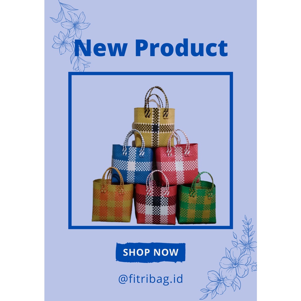 Tas Anyaman Plastik Tas Becek Tas Belanja