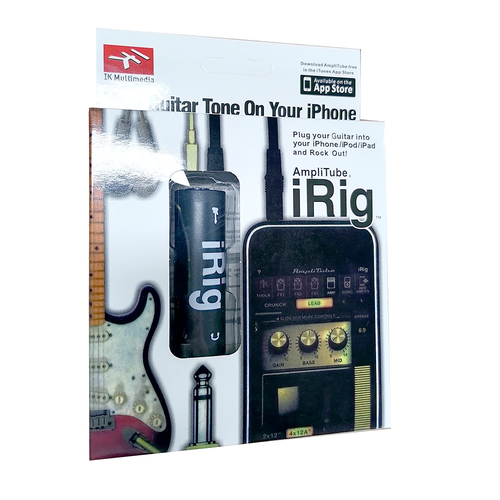 iRig AmpliTube Guitar Interface Adapter for iPhone /iPod Touch/iPad