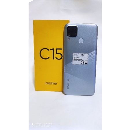 Handphone Realme C15 Ram 4/64 second bekas murah