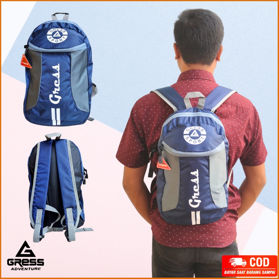 Tas Olahraga Pria Tas Ransel Original Gress