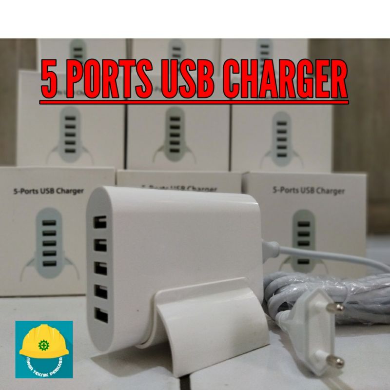 5 Ports Usb Charger - 20W
