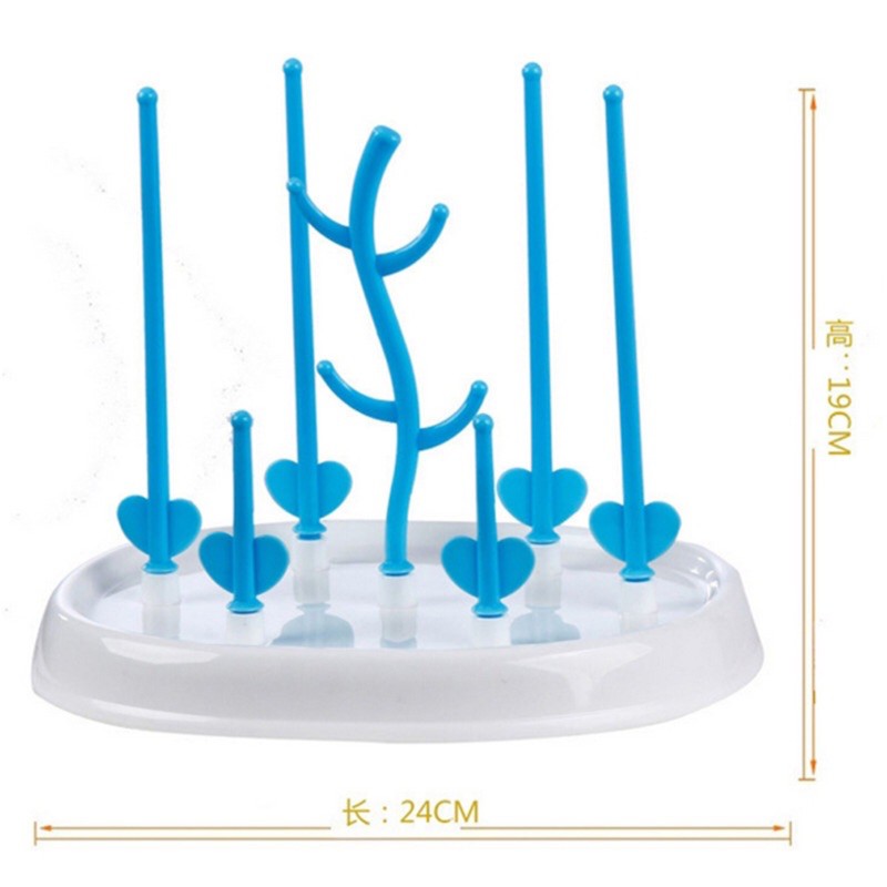 Rak pengering botol susu bayi baby bottle drying rack plastic