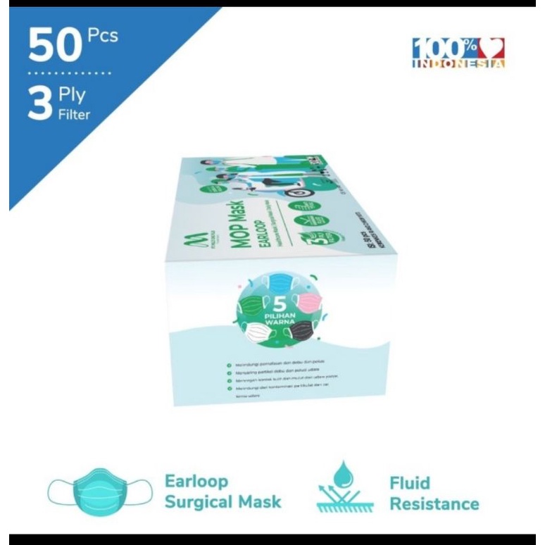 Masker Medis Multi One Plus 3 ply Earloop