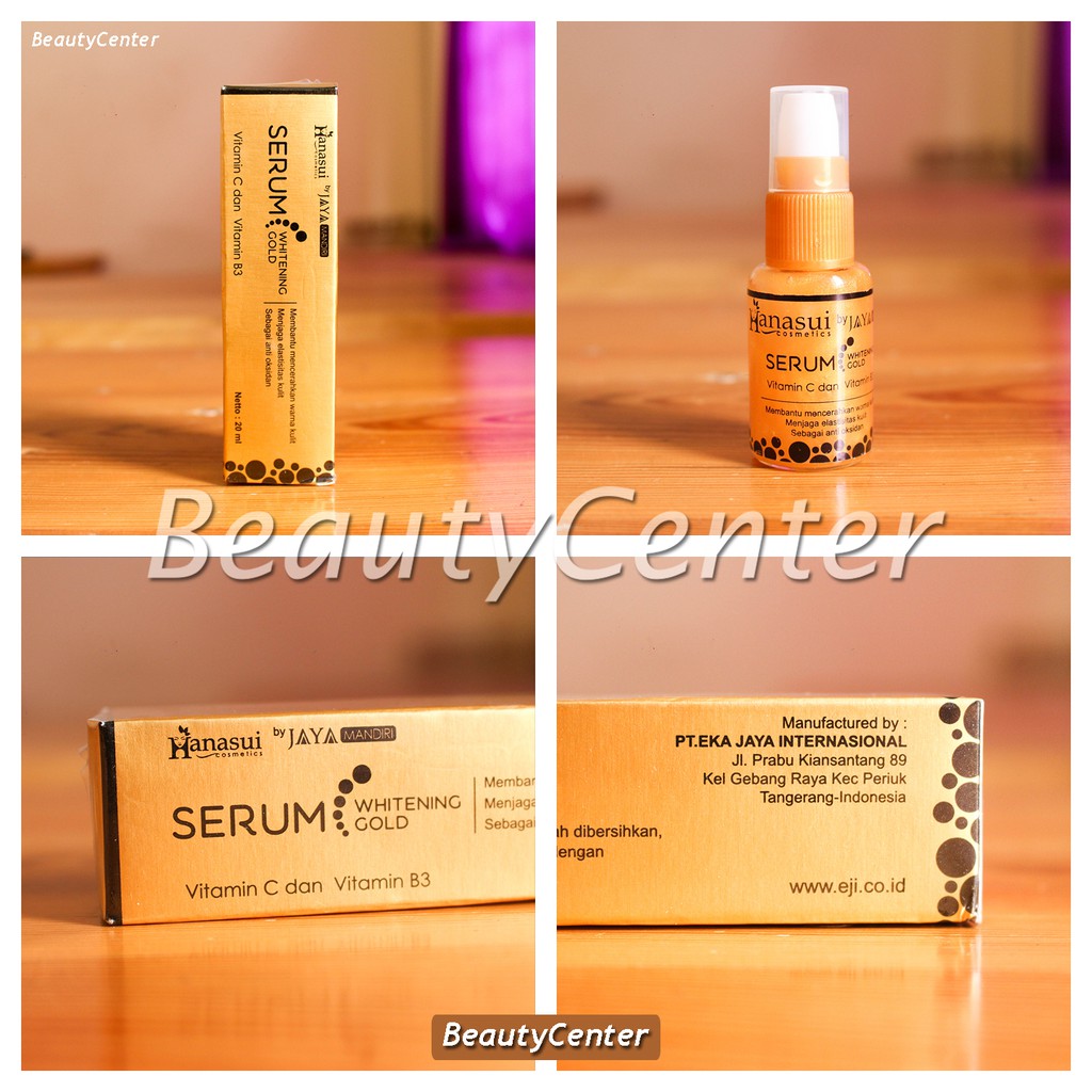 Hanasui Serum Whitening Gold Original  Shopee Indonesia