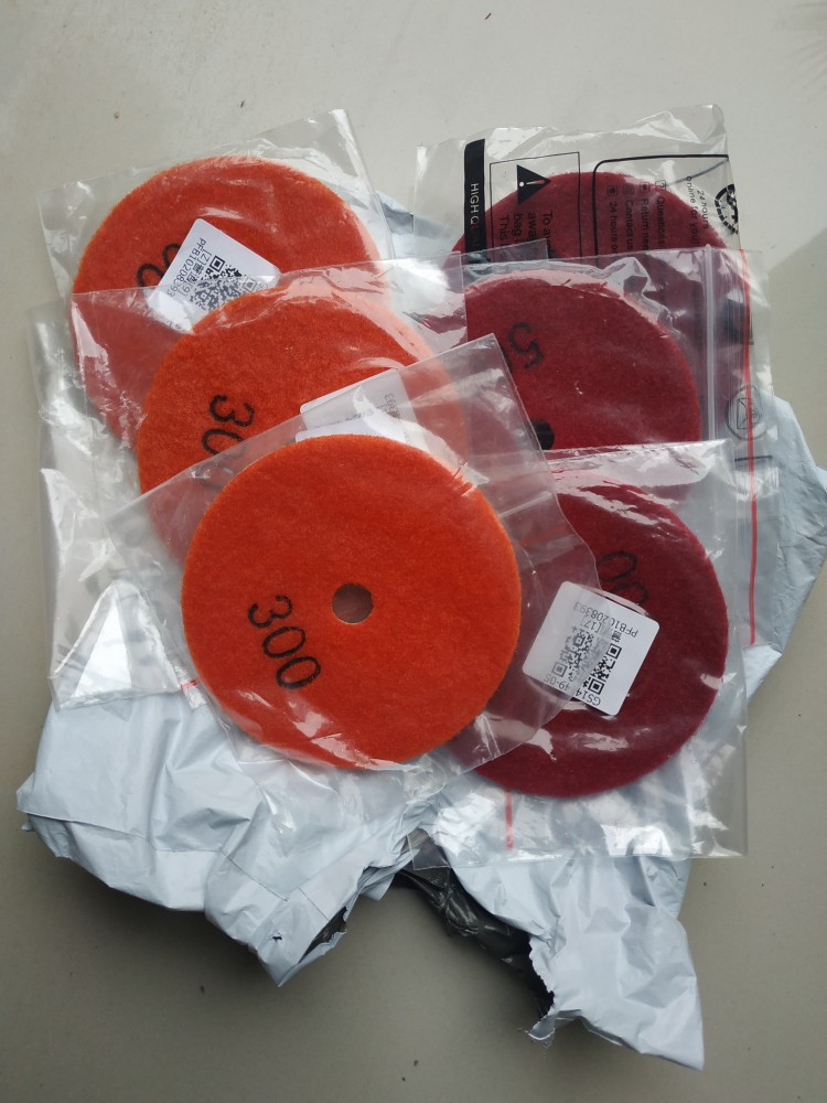 3inch Round Diamond Polishing Pad Granite Marble Grinding Disc Wet Polisher Tool