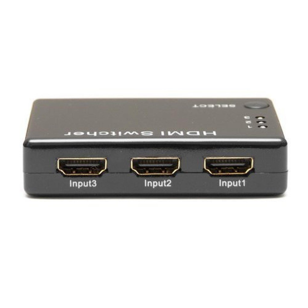 Perlinta HDMI Switch 3 Port Full HD 1080P with Remote Control - 3T01 ( Al-Yusi )