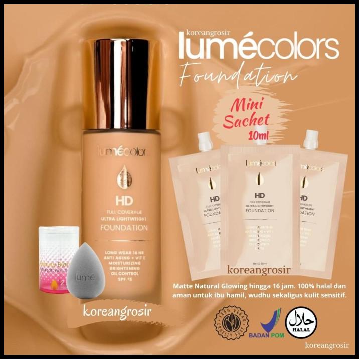 Force | Foundation Lumecolors Mini Sachet Lume Foundation Base Makeup Spf15