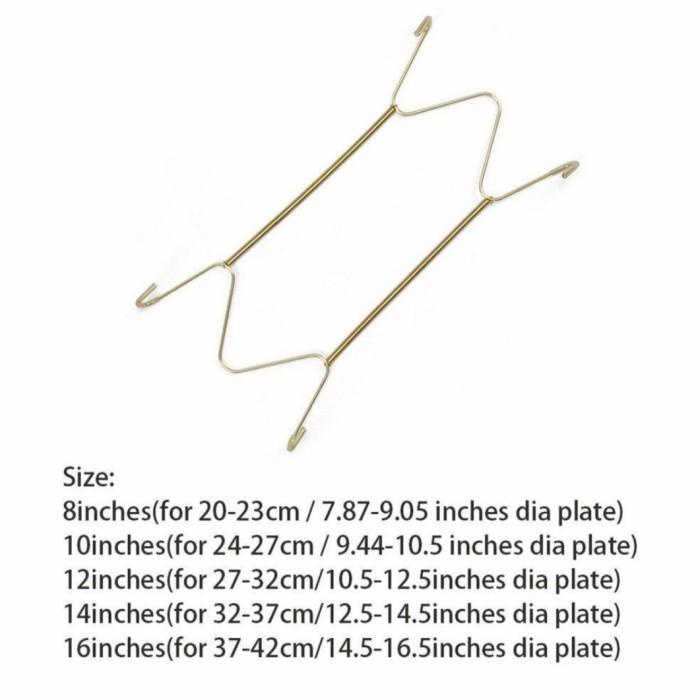 GANTUNGAN KAWAT 8"-16" HIASAN DINDING STAINLESS STEEL UNTUK PIRING Best Seller