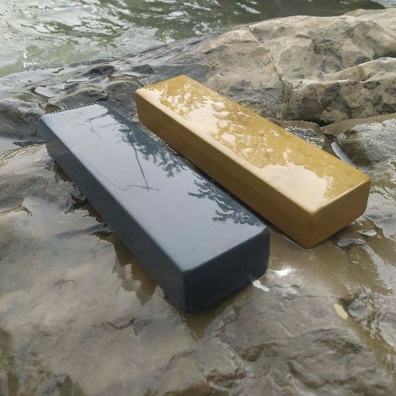 Batu asahan pisau grit 4000 grit 6000 satu paket. batu asah asli alam pegunungan