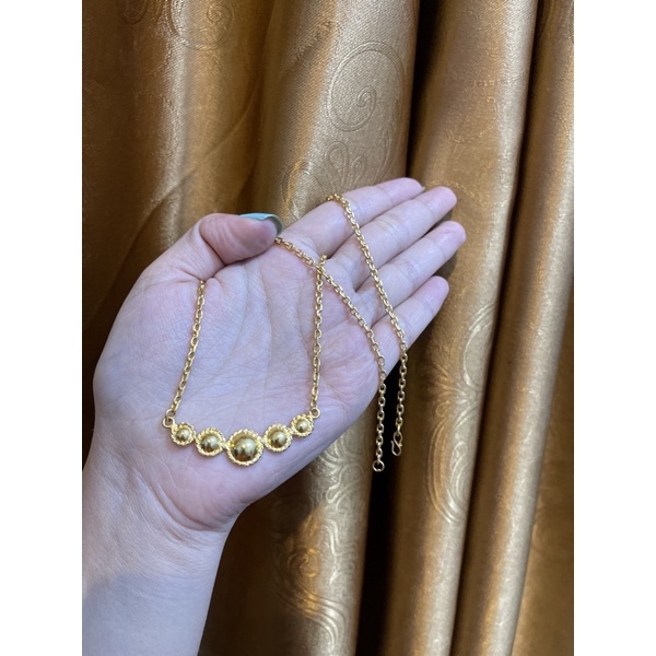 kalung bulat emas penang