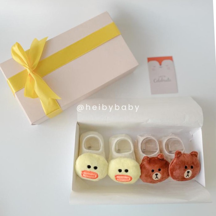 Baby Socks Gift / Kaos Kaki Bayi / Kado Bayi / Kado Lahiran / Paket Kado Bayi