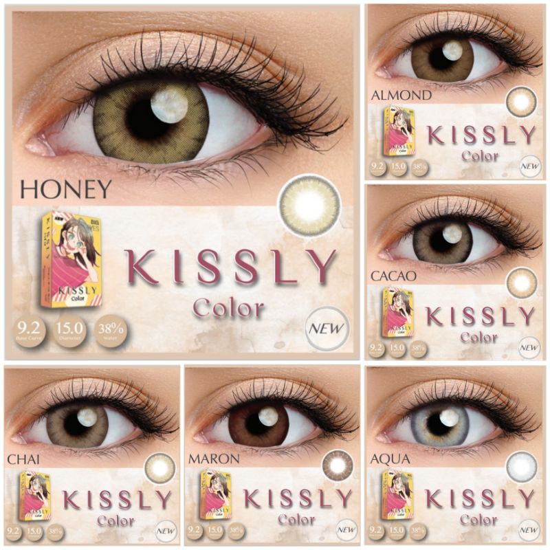 ❤ RATU ❤ Softlens Kissly Color &amp; Vari | Soflens Dia 15 mm Normal