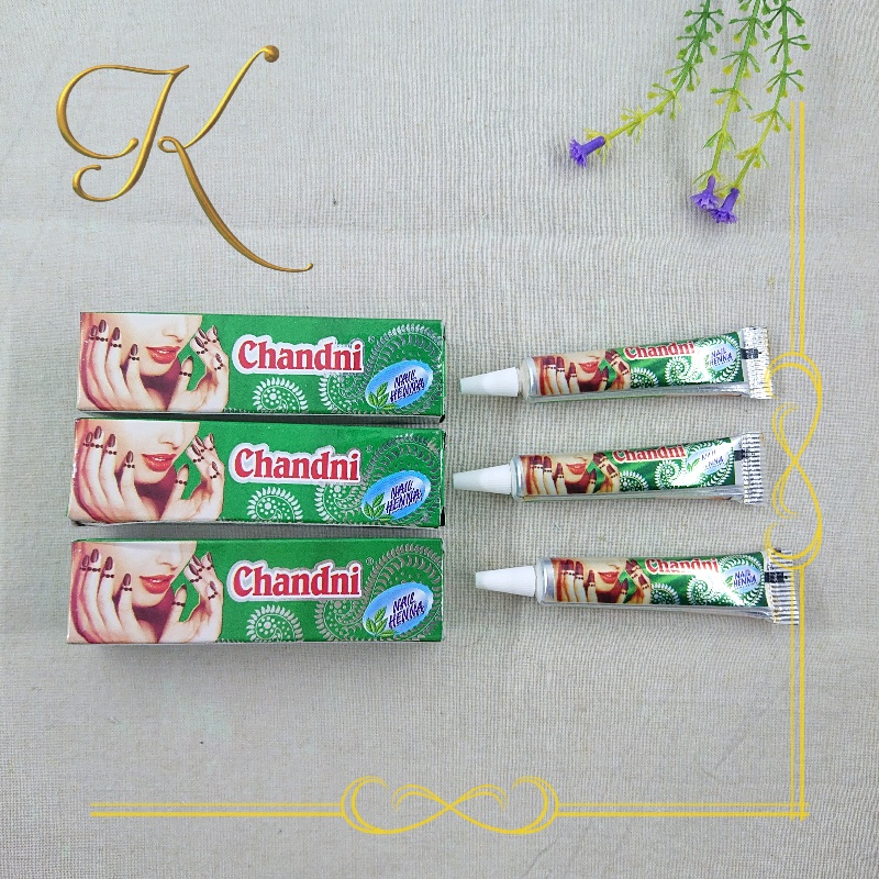 Chandni Ruhis Ruhi Kuku Nail Bpom 100% Halal /Pcs Satuan Henna Nail Henna Kuku Pacar Kuku Hena Asli