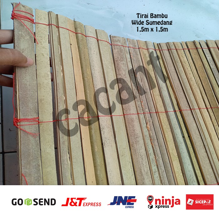 Tirai Bambu Wide Sumedang 1 5 X 1 5 M Termurah Shopee Indonesia