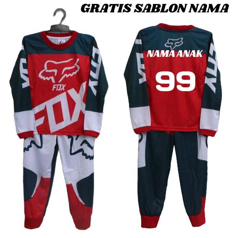 SETELAN BAJU JERSEY MOTOR CROSS/BAJU SETELAN KAOS SEPEDA/BAJU TRAIL ANAK MURAH TERLARISS...,,,,,