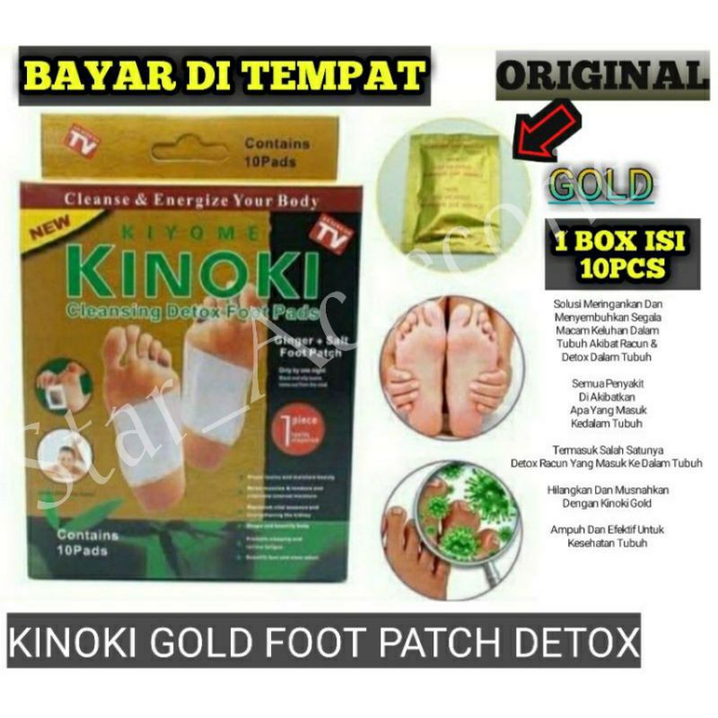 Koyo Kaki Detox Kinoki Gold Emas ORIGINAL - Kinoki gold - Kinoki koyo kaki - kinoki premium