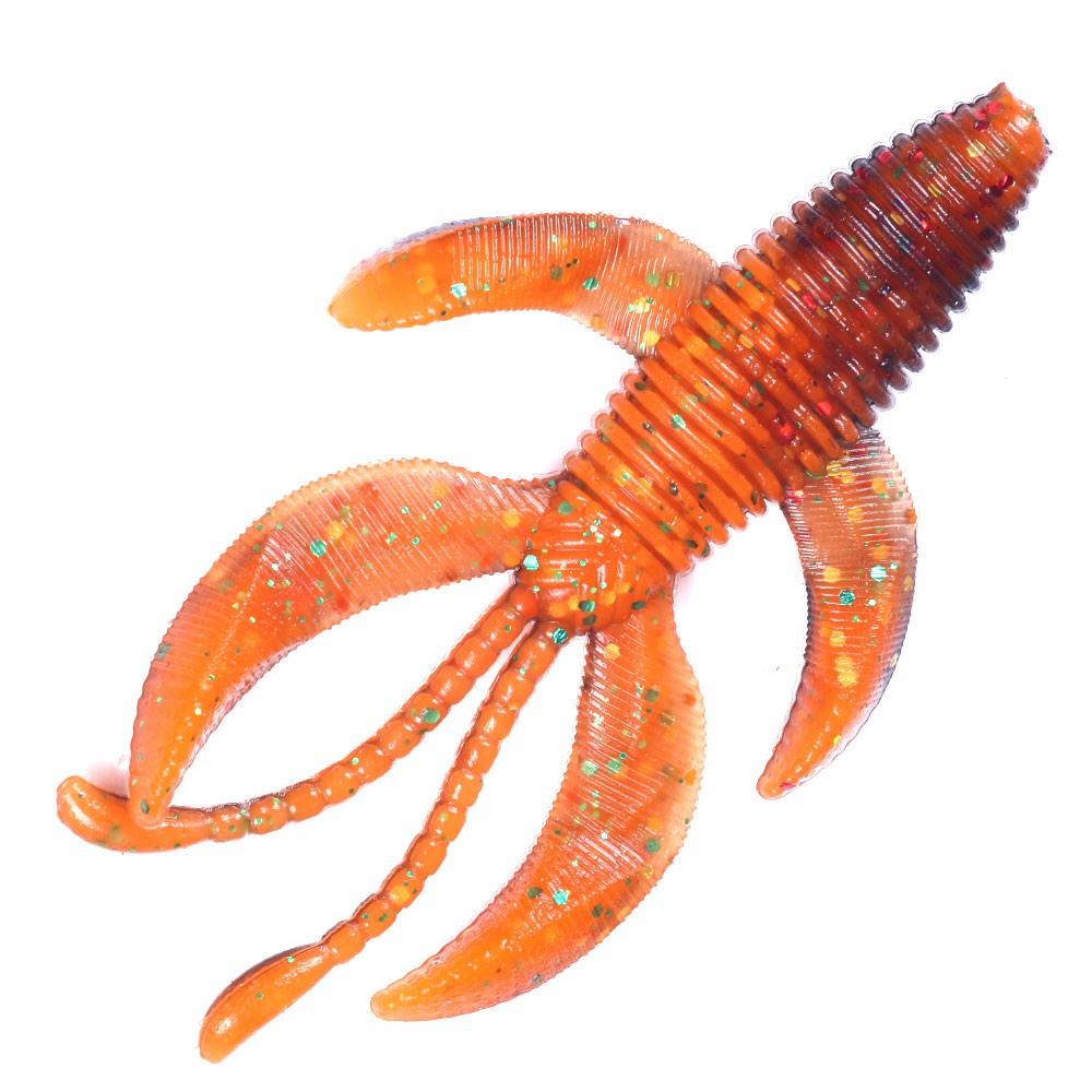 Hengjia 5pcs / Lot Umpan Pancing Cacing Imitasi Bahan Silikon Lembut 5.5cm / 3.5g 7.5cm / 6.5g