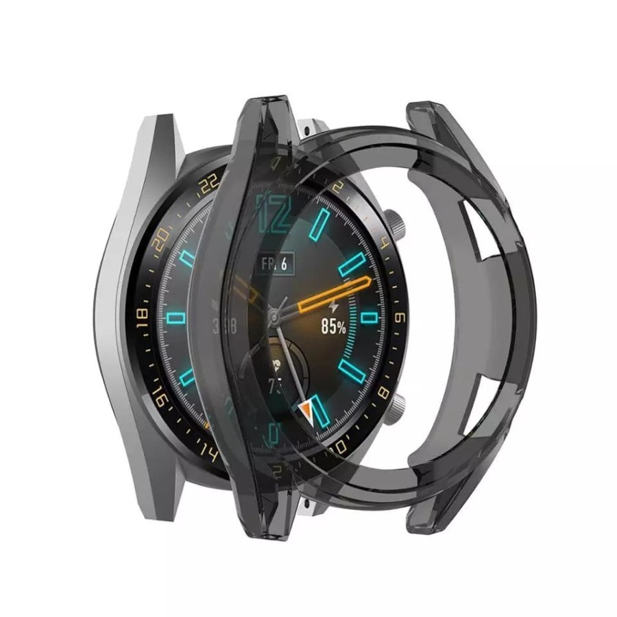 BUMPER GT CASE WATCH - PROTECTOR TPU SOFT KARET - FOR HUAWEI WATCH GT 2 46MM