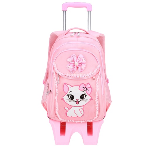 Tas Ransel Anak Trolley Karakter Tas Troli Anak Sekolah Dorong Koper Tas Sekolah Troller Anak Perempuan Laki-Laki Trolly Spiderman Karakter Unicorn Tas Import Trolley Roda 3