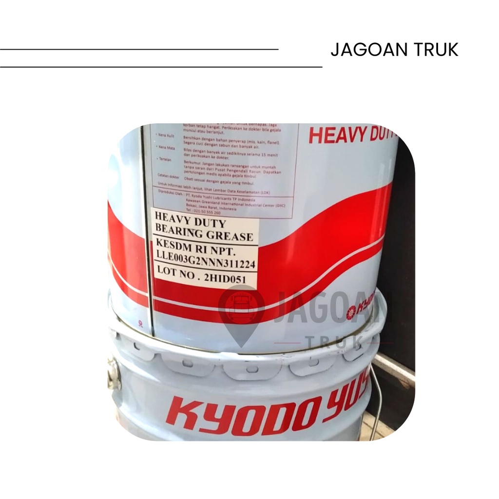 GEMUK KYODO YUSHI / GREASE KYODOYUSHI WHEEL BEARING BESAR 16KG / PAIL