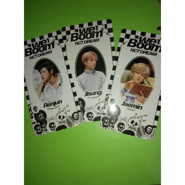 NCT DREAM WE BOOM BOOMCARD JAEMIN RENJUN JISUNG