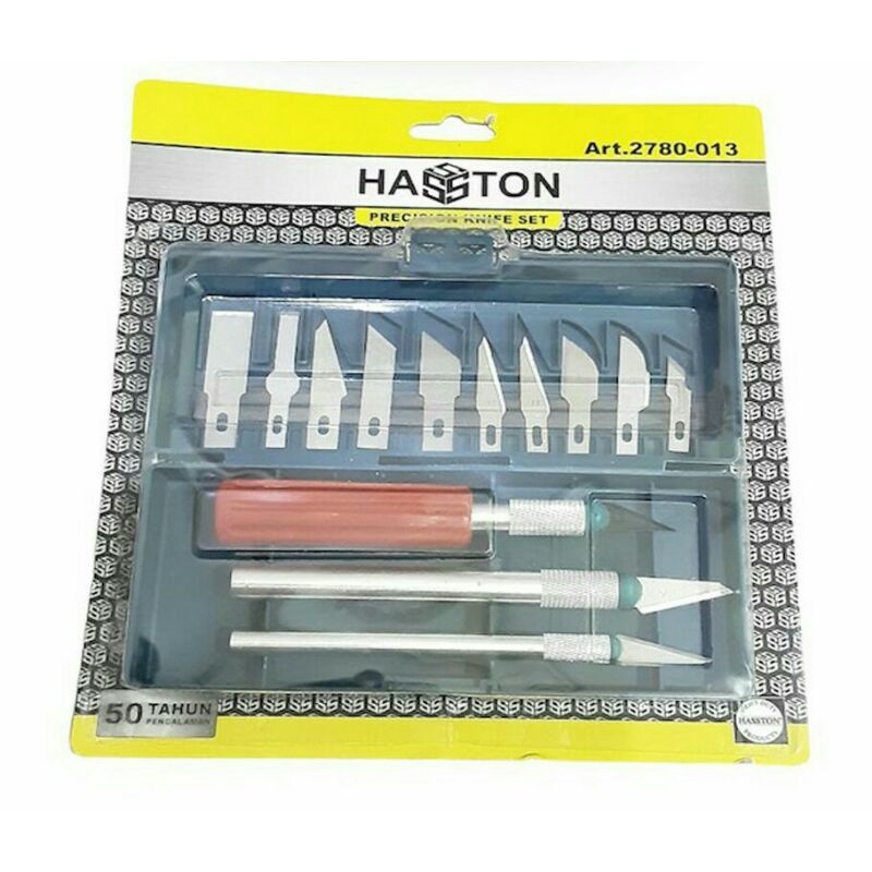 

Knife Set 16 Pcs - Pisau Ukir Pahat Kayu Set Hasston