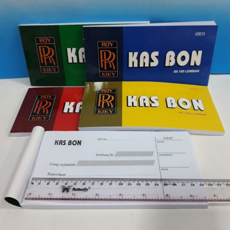 Buku Kasbon / Buku Kas Bon Kiky 100 Lembar