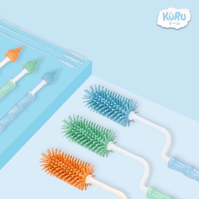 Kuru Silicone Bottle Brush