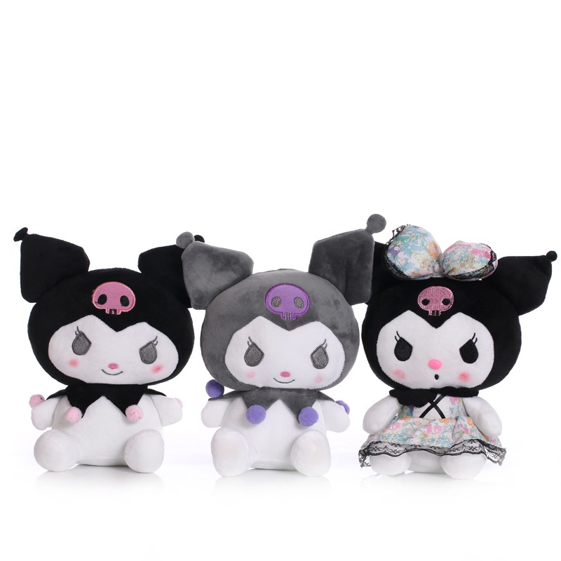 2022 Mainan Boneka Stuffed Plush Kartun Anime Princess Sanrio Kuromi Untuk Anak Perempuan