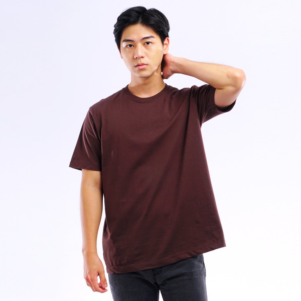 SANVANINA Kaos Polos Pendek Choco | Basic T-Shirt Choco T-01F