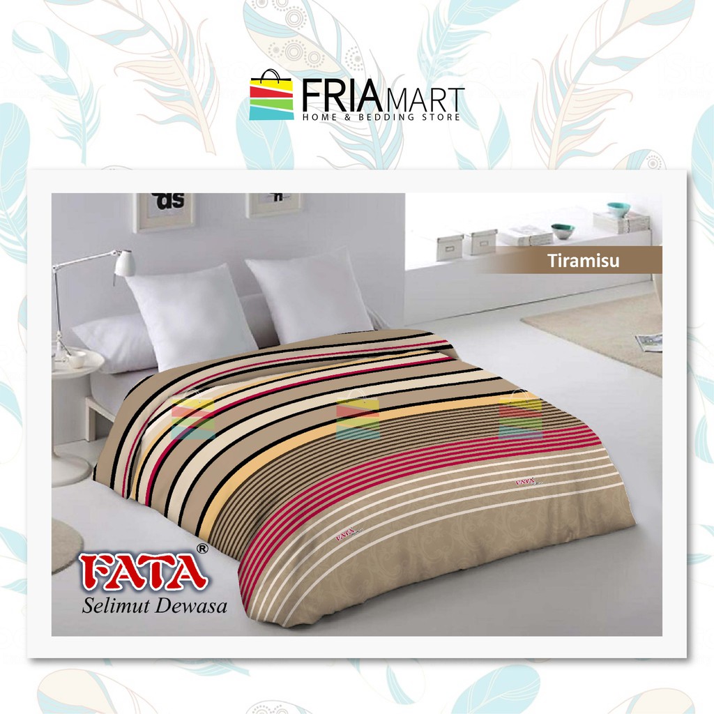 FATA Selimut Bulu 200x200 JUMBO Motif Dewasa Minimalis Murah bagian ke-2 FRIAmart-TIRAMISU