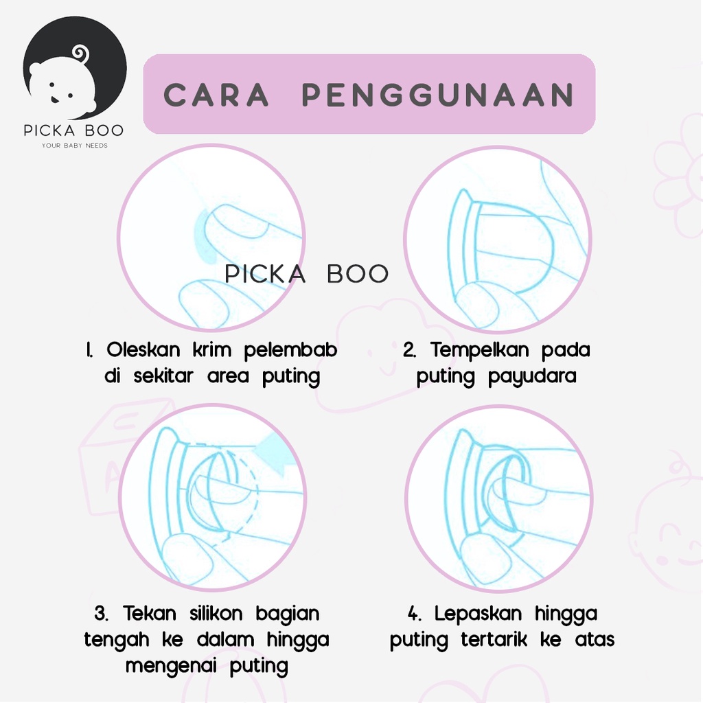 PICKA BOO Penarik Puting Ibu Menyusui Nipple Puller