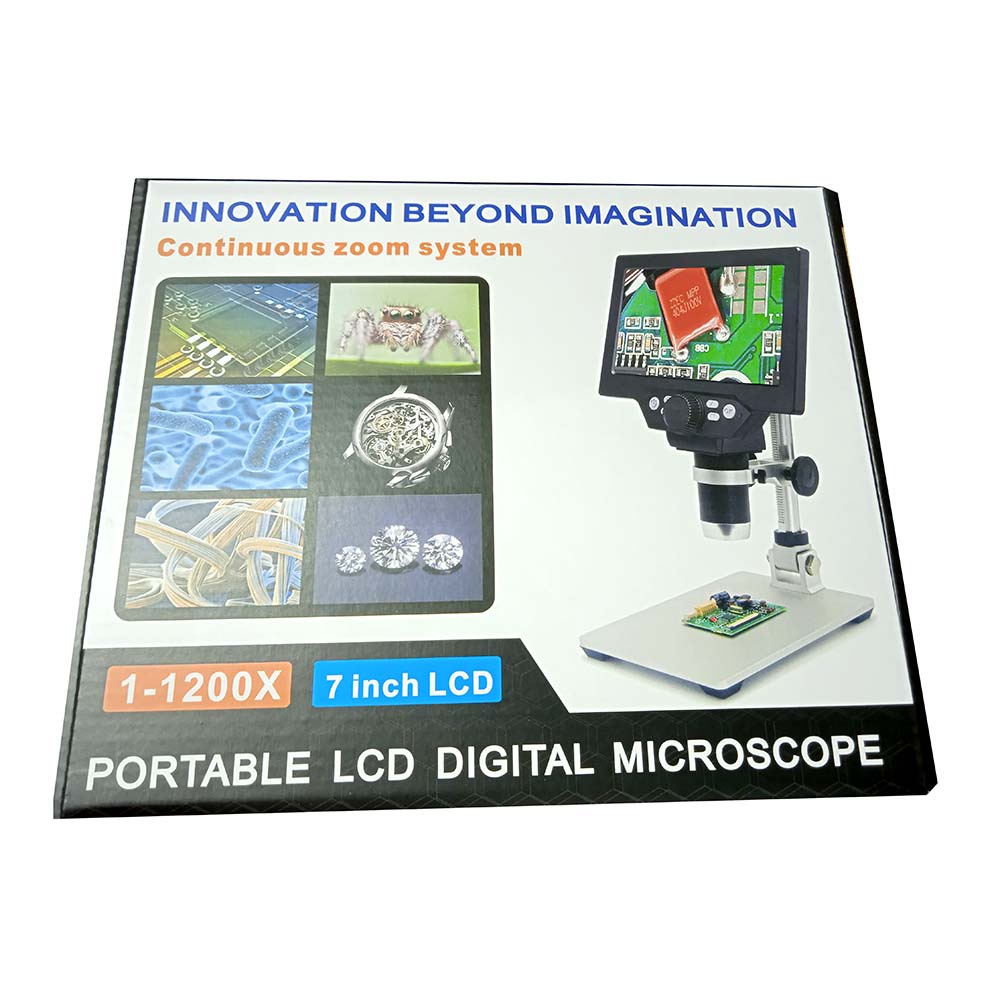 Mikroskop Digital 12MP 1200X Monitor Metal Stand - G1200
