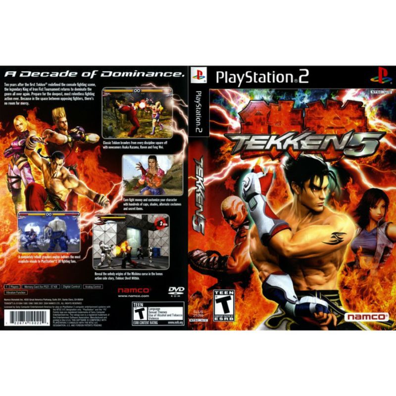 Kaset Ps2 Tekken5