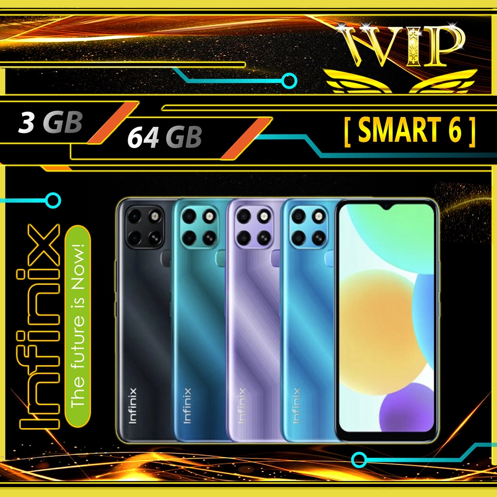 infinix smart 6 3 64 ram 3gb internal 64gb garansi resmi indonesia