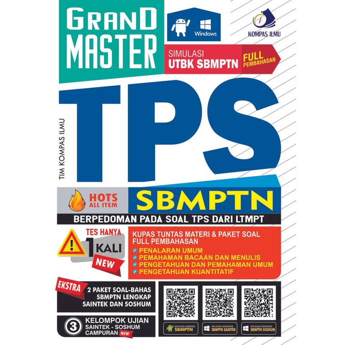 

BUKU UTBK SBMPTN SAINTEK 2022 - BUY 1 GET 1 TPS SBMPTN Star Seller Termurah