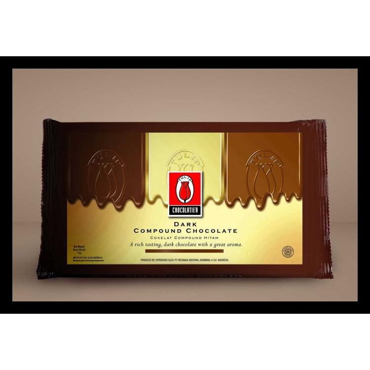 

Tulip Dark Chocolate Compound 1Kg