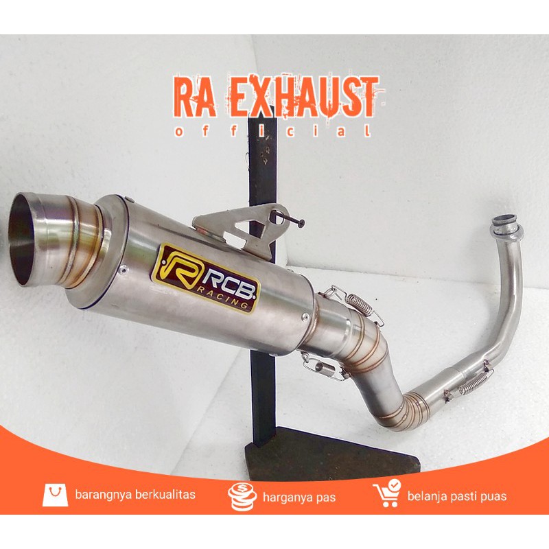 Knalpot Racing RCB Mio Sporty/Mio  M3/Mio J/Mio Soul/Mio Smile/Mio GT/Mio Soul Karbu/ Beat Karbu/Bea