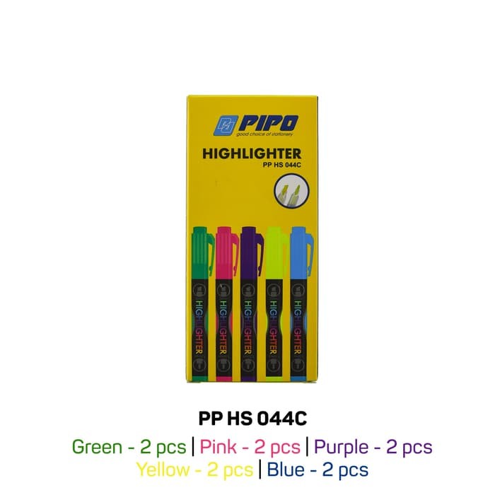 

Hs 044c highlighter stabilo tinta cair isi 10pcs