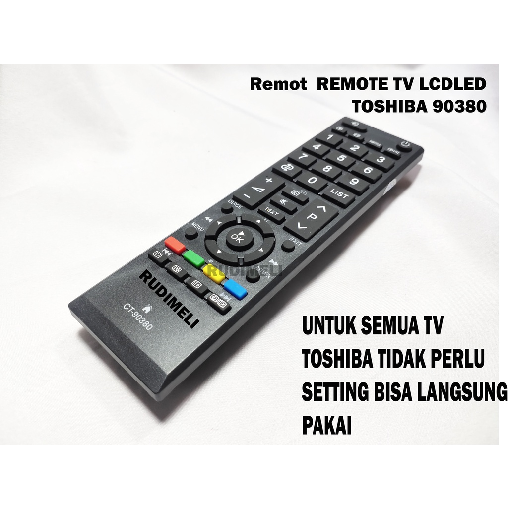 Remot TV LED / REMOTE TV LCD REMOT LED TOSHIBA 90380