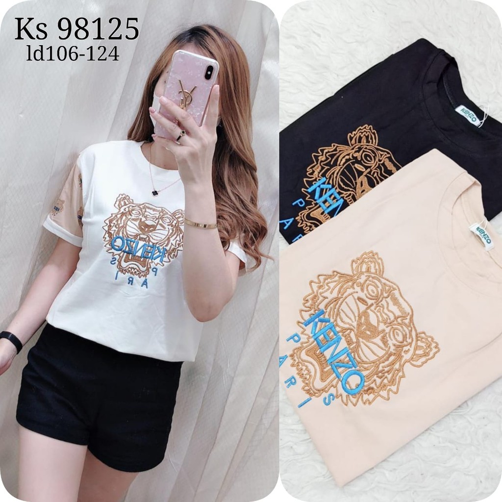 KAOS KENZO BORDIR IMPORT  FIT  L  -  XL