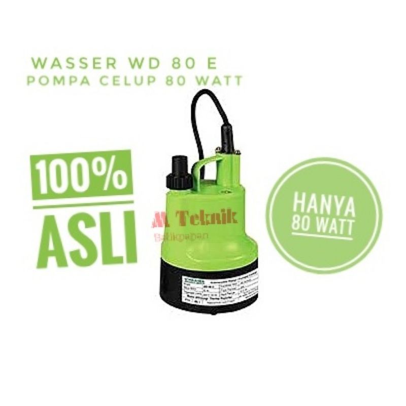 Pompa celup Kolam Wasser WD 80 E / Submersible Pump wasser wd80e