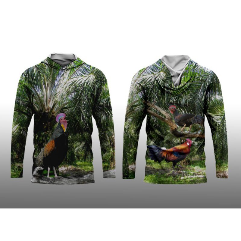 baju hunting ayam hutan