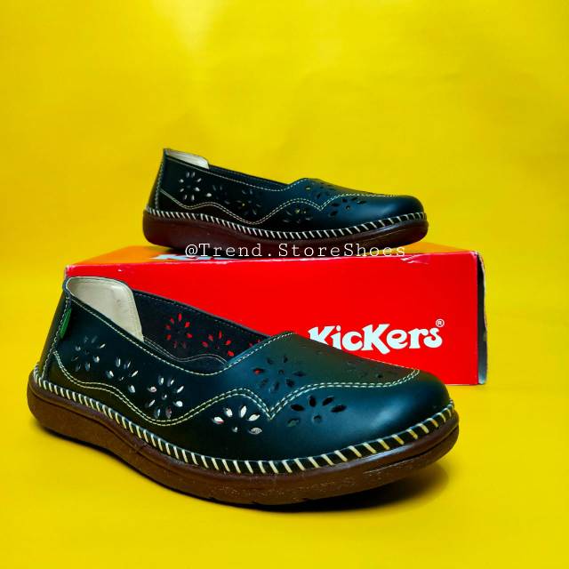 Sepatu Kickers Wanita - Slip on Kickers Wanita - Sepatu Formal wanita - Sepatu Casual Wanita Kickers