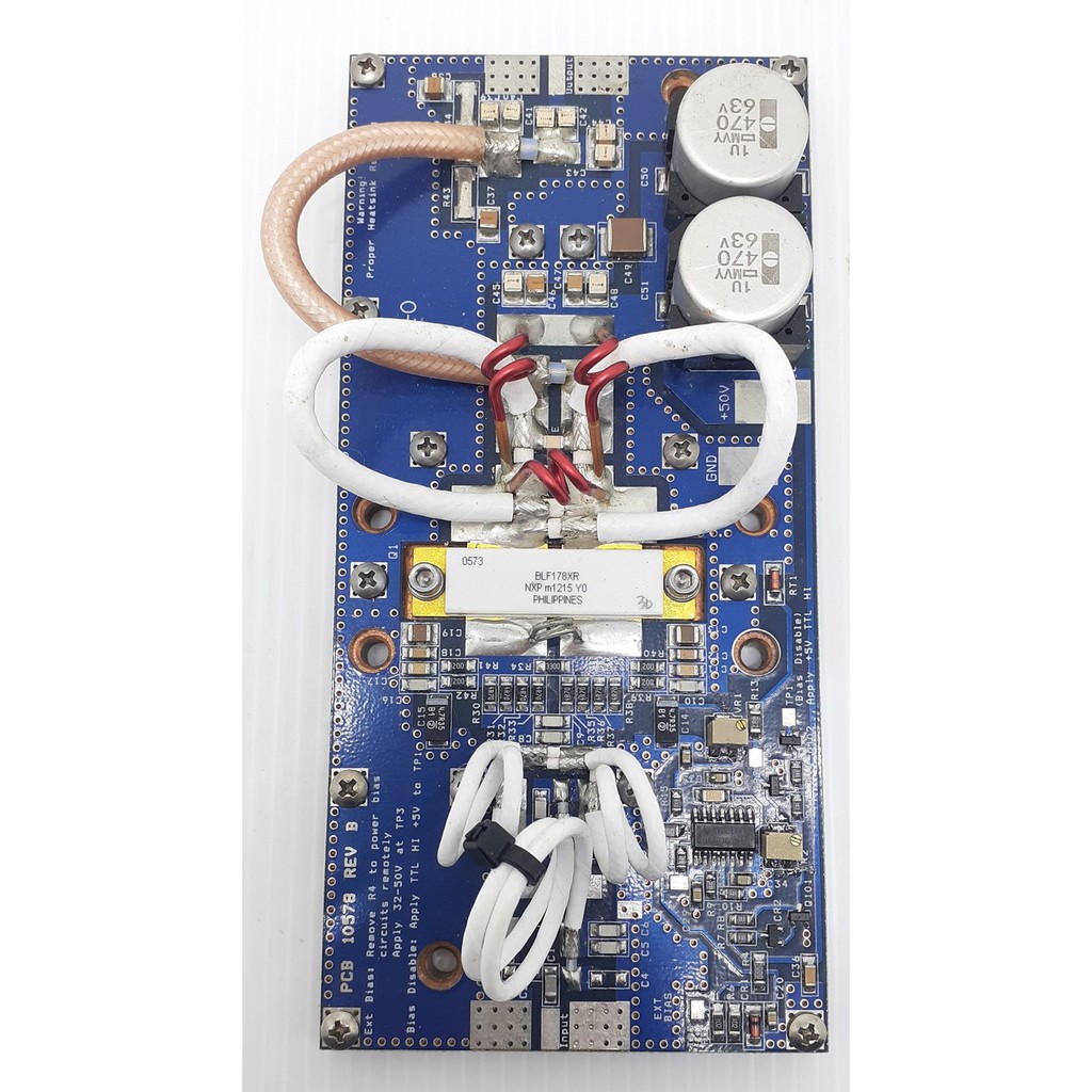 Palet Module VHF 140-150 Mhz BLF178XR 1000 Watt Class AB Made in USA