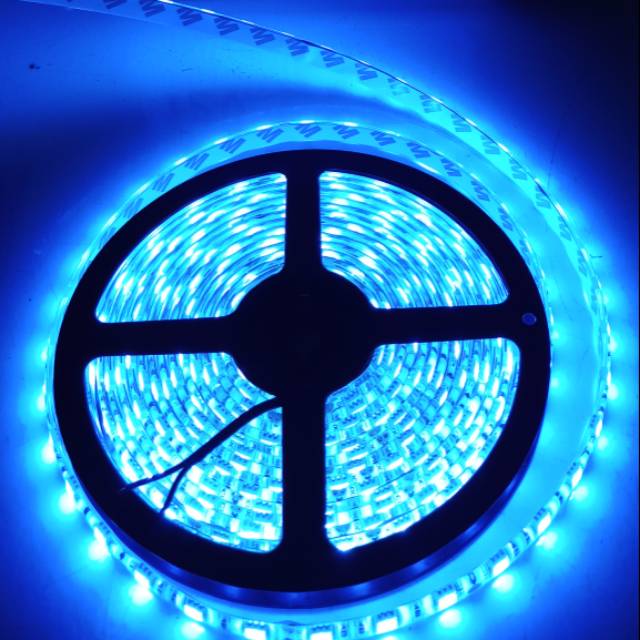 Lampu led strip 5050 IP44 henseki gel sky blue 12V
