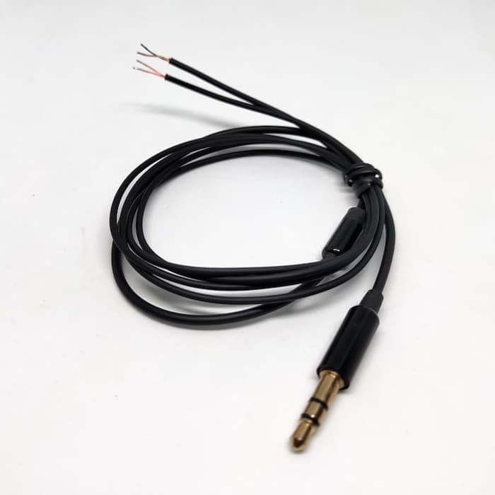 TPE Short Earphone Cable Replacement Kabel Pendek 65cm