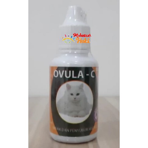 Obat Birahi Kucing Vitamin Penyubur Kandungan OVULA-C Cat Drop 30ml